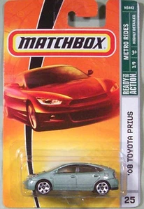 Matchbox 2008 TOYOTA PRIUS #25 (gray) Ready for Action METRO RIDES release 2009 - Picture 1 of 4