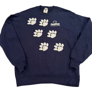 Vintage Penn State Paw Print Crewneck Sweatshirt - M - Picture 1 of 6