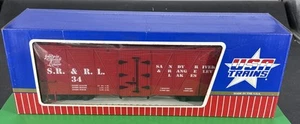 USA Trains G Scale Sandy River & Rangely Lakes Refrigerator Car R-15014 Rare L/N - Picture 1 of 8
