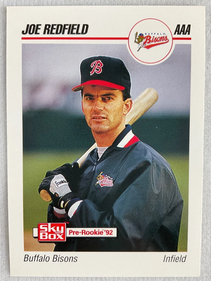 1992 Buffalo Bisons-SkyBox Minor League Baseball Card#39-Joe Redfield - Image 1 of 1