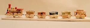  Japan M.G. Bisque Choo Choo Train Candle Cake Topper Candle Holders - Picture 1 of 5