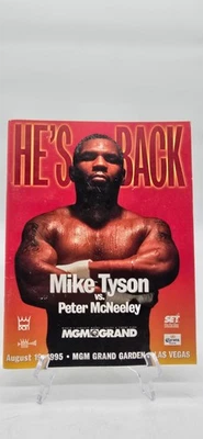Mike Tyson vs Peter McNeeley - Official Boxing Program Aug 1995 - Image 1 of 3