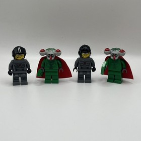 LEGO Squidman & Officer #1 Minifigure Space Police 3 5969 -4 characters included