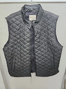 Weatherproof Vintage Puffer Vest Men’s Lightweight Gray Full Zip Size XXL Tall - Picture 1 of 6