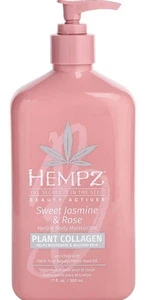 Hempz SWEET JASMINE & ROSE Herbal Body Moisturizer Lotion 17oz - Discontinued - Picture 1 of 5