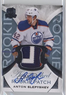 2015-16 Upper Deck The Cup /249 Anton Slepyshev #131 RPA Rookie Patch Auto RC - Image 1 of 2