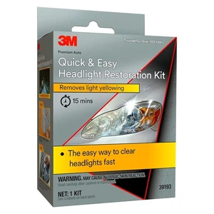 3M Quick and Easy Headlight Restoration Kit, Removes Light Yellowing in... - Picture 1 of 5