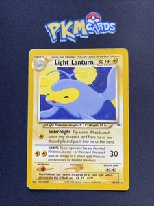 Pokemon TCG Light Lanturn Neo Destiny 23/105 Regular Rare MP. - Picture 1 of 4