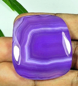 81Cts. Dyed Onyx Agate Octagon Shape Cabochon Loose Gemstone MM F167 - Imagen 1 de 9