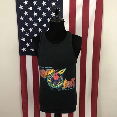 Camiseta sin mangas mediana vintage años 90 Lightning Bolt tabla de surf surfista para hombre 3e970p Foto 1 de 4