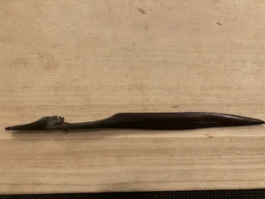 Abridor de letras tribal de madera tallada a mano de colección África, 10 pulgadas de largo - Imagen 1 de 7