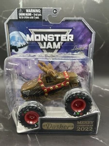 MONSTER JAM 1:64 DASHER Reindeer CHRISTMAS NEW 1/3000 Limited Edition - Picture 1 of 2