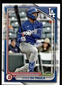 2024 Bowman Draft Paper Josue De Paula Los Angeles Dodgers #BD-47 lotto di 5 carte - Foto 1 di 2