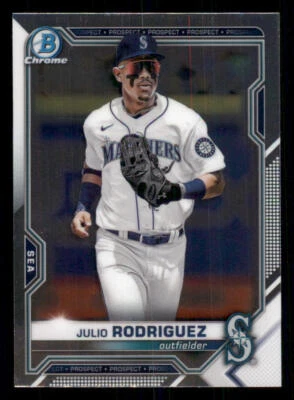 2021 Bowman Chrome Draft #BDC145 Julio Rodriguez - Image 1 of 2
