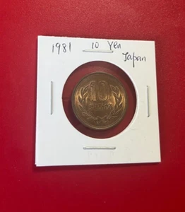1981 10 YEN JAPAN COIN - NICE WORLD COIN !!! - Picture 1 of 2