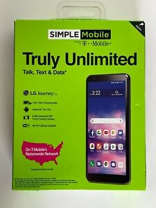 Simple Mobile LG Journey 4G LTE Prepaid Smartphone 16 GB Black SIM Card Included