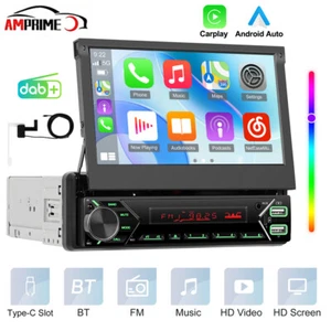 Autoradio Mit 7" Bildschirm Bluetooth USB AUX-IN TF 1DIN Radio MP5 Player DAB+ - Bild 1 von 24