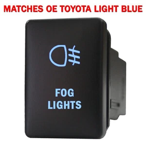 LUCES ANTINIEBLA 917NB Interruptor de empuje 12 voltios para Toyota OEM Tacoma LED NUEVO AZUL - Imagen 1 de 1