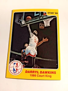 1986 Star- Court Kings - #10- Darryl Dawkins-NJ Nets - Picture 1 of 2