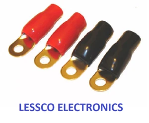 4 piezas. Amplificador estéreo de anillo calibre 0-2 para automóvil instala - Imagen 1 de 1