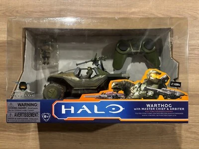 Halo Celebrating 10 years Halo Warthog-Master Chief & Arbiter RC Car - New - Image 1 of 4