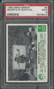 1966 Philadelphia Green Berets #5 Secrets of Survival PSA 9 Pop 3, None Higher - Picture 1 of 2