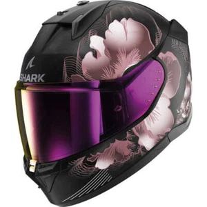 Shark D Skwal 3 Mayfer Black / Anthracite / Chrome Motorbike Motorcycle Helmet - Picture 1 of 3