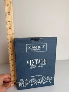 Juego de jarra de aceite y vinagre de cristal Marquis By Waterford - Imagen 1 de 3