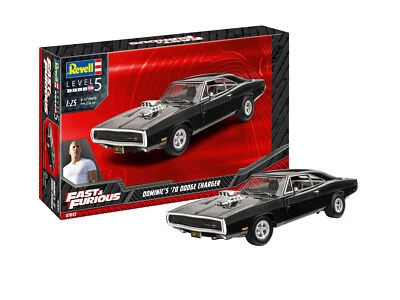 Fast & Furious - Dominic's 1970 Dodge Charger 1:25 Plastic Model Kit REVELL - Immagine 1 di 4