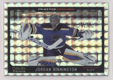 2021-22 O-Pee-Chee Platinum Photo Driven Mosaic Jordan Binnington #PD-5