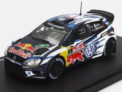 MODELLINO AUTO STATICO VOLKSWAGEN POLO R WRC OGIER WINNER RALLY WALES 2016 1/43 - Immagine 1 di 3