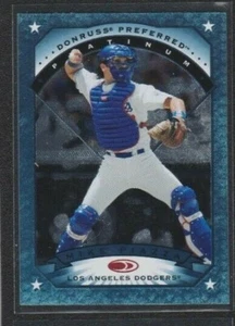 1997 DONRUSS PREFERRED PLATINUM #107 MIKE PIAZZA DODGERS TOUGH SP 1:48 PACKS - Picture 1 of 1