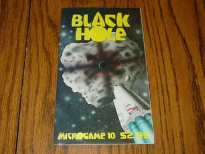 Metagaming 1978 : MicroGame #10 - BLACK HOLE - fantasy space game  (UNPUNCHED) - Image 1 of 2