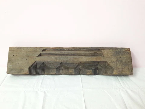 Antique Solid Beam Plaque Pillar Vintage Door Window Wooden Wall Panel A61 Cover