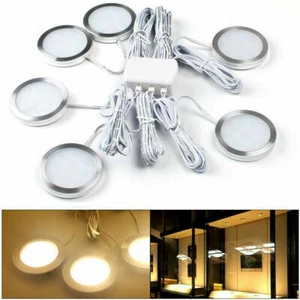 LED Unterbau-Leuchten Lampe Küche Schranklicht Aufputz-Strahler Spot 3/6x Set - Bild 1 von 19