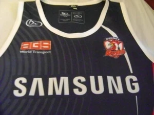 Sydney Roosters rugby shirt jersey ISC Sleeveless M 2004 sz2 - Bild 1 von 4