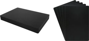 (30) Magazine Bin Index Divider Cards - 8-1/4"x11-3/4" - Black HEAVY DUTY 40mil - Picture 1 of 2