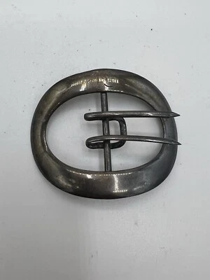 Antique Wm. B. Kerr & Co. Sterling Silver Belt Buckle - Model Number 2711 - Image 1 of 4