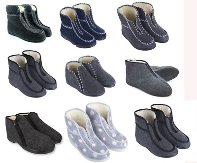 Bottes D'Hiver Pour Femmes Et Hommes En Laine De Mouton, En Feutre, Taille 36-46 - Image 1 of 4