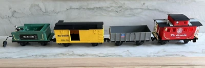 Scientific Toys LTD Lot of 4 Train Cars Rio Grande 4067 Coal Box Union Pacific - Image 1 of 4