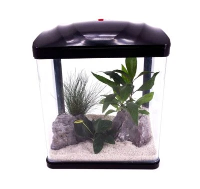 AquaOne Nano Aquarium Komplettaquarium HR 230 schwarz Aquarium inkl.Filteranlage - Bild 1 von 4