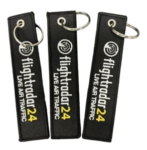 Set 3 Keychain Flightradar24 - 130*30mm twill+embroidery - Two Slide - Picture 1 of 5