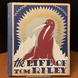 The Life of Tom Riley by Audrey Wetjen, Vintage 1932 Illustrated Board Book - Picture 1 of 22