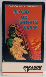 Blood On Satans Claw VHS Linda Hayden British Horror Paragon Video 1985 Nice - Picture 1 of 7
