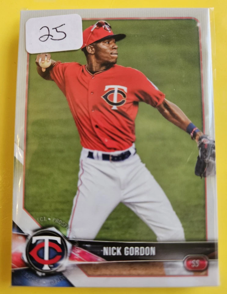 (25) 2018 Bowman Prospects #BP49 Nick Gordon Lot - Minnesota Twins - Image 1 of 1