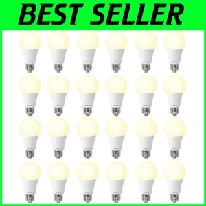 Energy Efficient 100W Equivalent LED Bulbs, 24 Pack - Picture 1 of 10