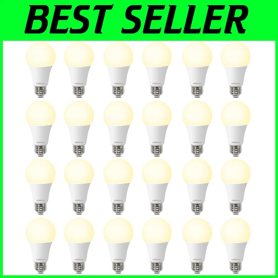 Energy Efficient 100W Equivalent LED Bulbs, 24 Pack - Image 1 of 4