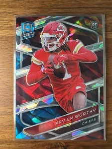 Panini Spectra 2024 - Xavier Worthy #7 Astral Prizm/40 (RC) - Imagen 1 de 2