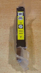 GENUINE EPSON 18 Yellow cartridge ORIGINAL C13T18044012 DAISY vacuum sealed ink - Picture 1 of 5