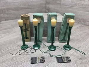 3 Colber Boulevard Straßenlaterne Pfostenleuchte Spur 0 grün Kunststoff & 1 H&H Metall  - Bild 1 von 11